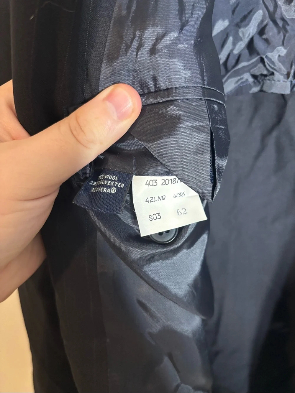 Brooks Brothers BrooksCool Blazer 42L Navy
